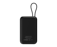 CANYON Powerbank OnPower 101 z kablem 10000 mAh PD22.5W Czarny - 1320624 - zdjęcie 4